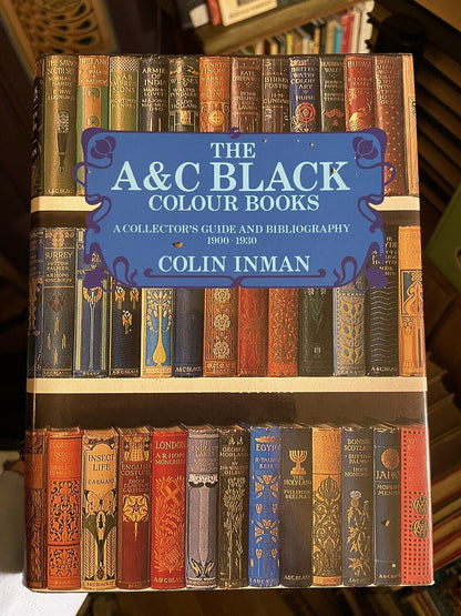 THE A &amp; C BLACK COLOUR BOOKS Colin Inman BOOK COLLECTING Illustrated Series VGC