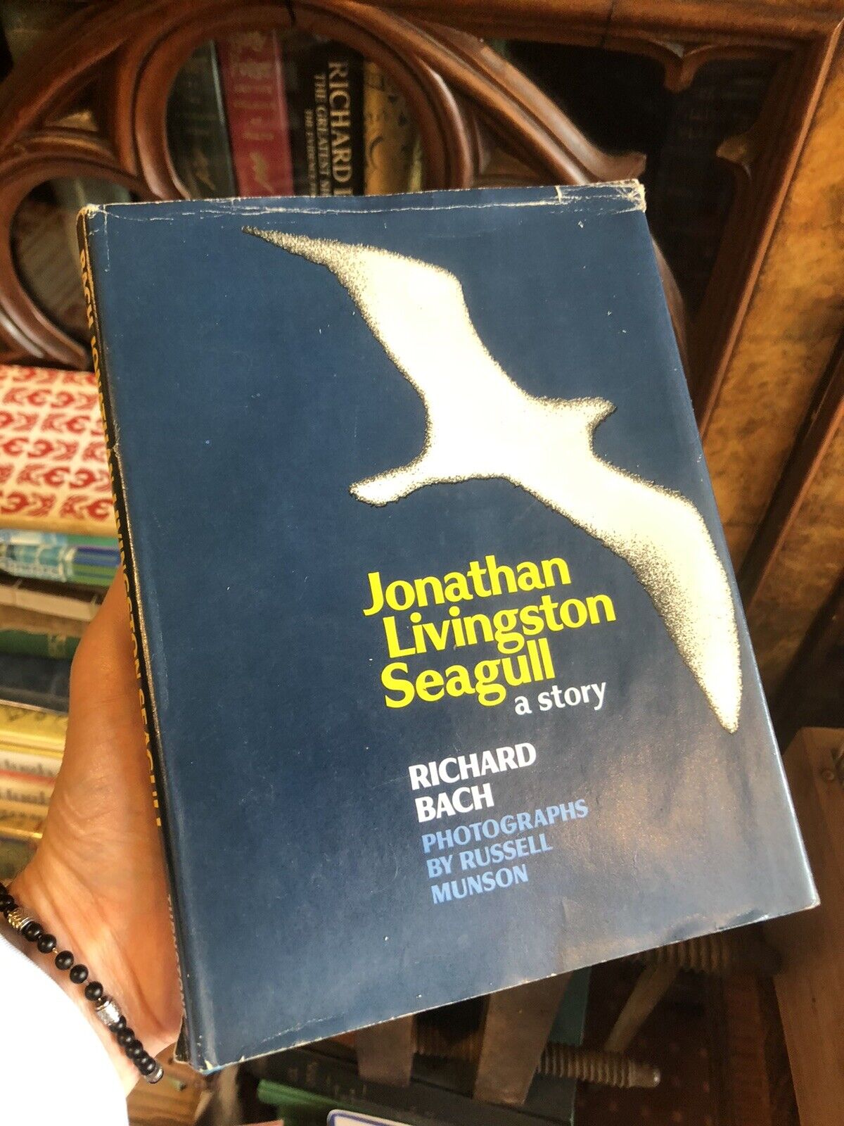 1973 Richard Bach : Jonathan Livingston Seagull : A Story (Fifth Printing) HB DW