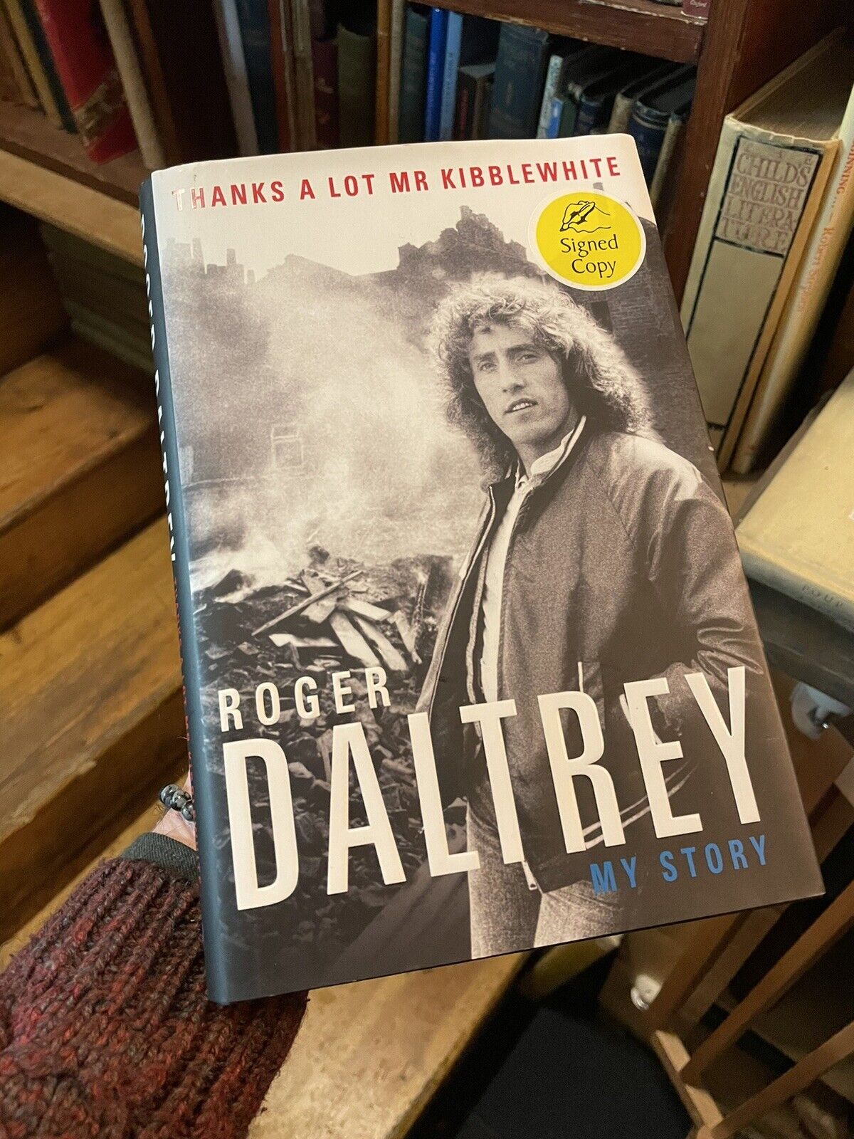 Roger Daltrey (The Who) SIGNED Autobiography Rock Music Band Hardback