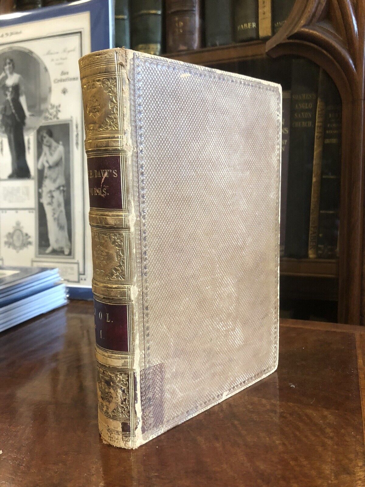 1839 Memoirs of the Life of Sir Humphry Davy (Davy Safety Lamp Inventor) Science