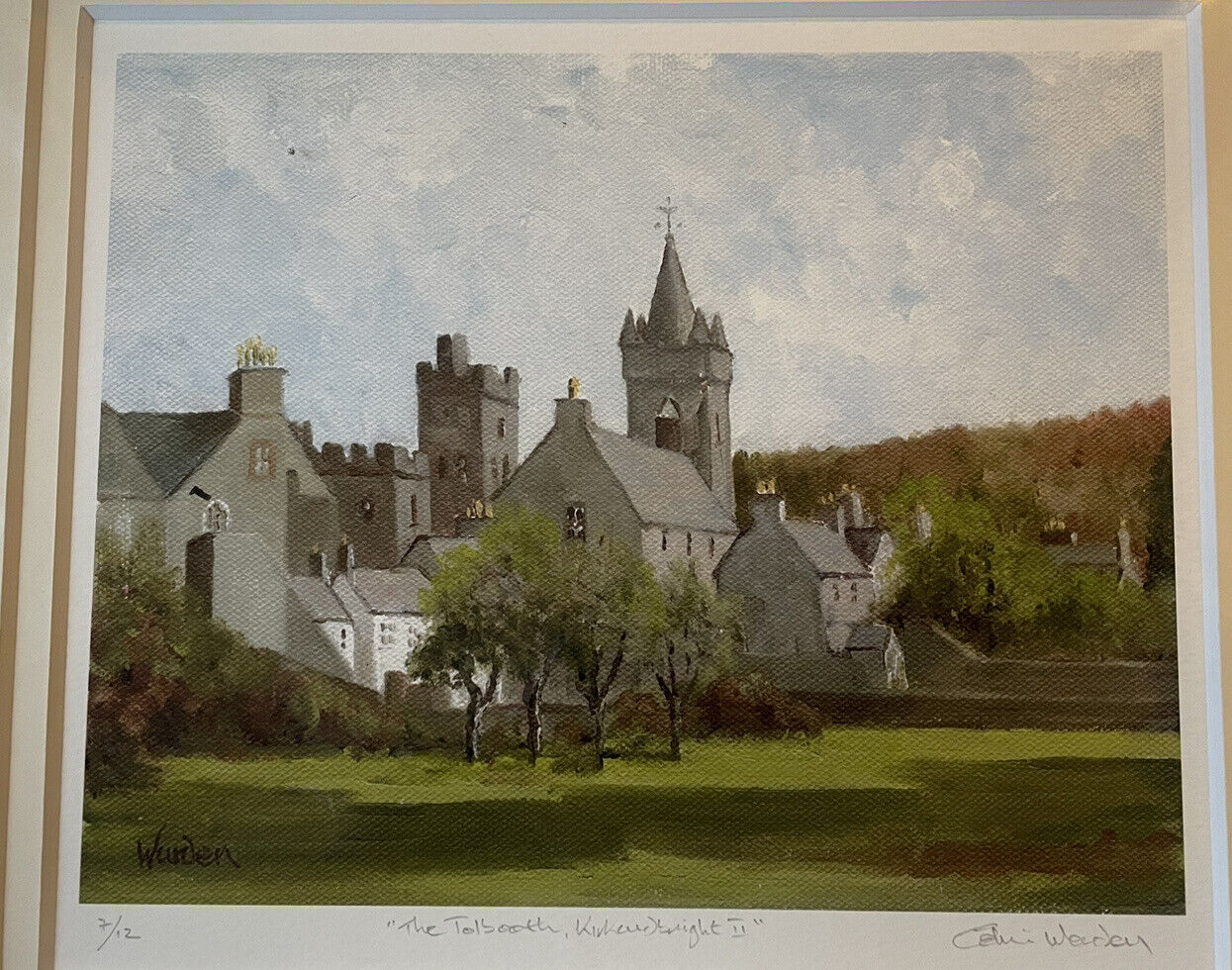 Colin Warden : The Tolbooth, Kirkcudbright Scotland : Ltd Edition Art Print