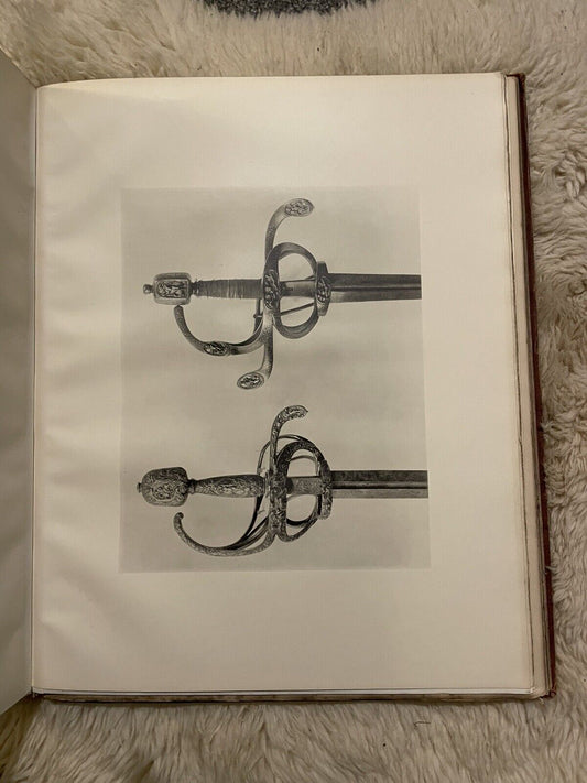 1900 Chased & Embossed Steel & Iron Work of European Origin : Pistols & Swords