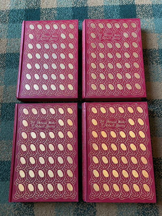 The Poetical Works of Robert Burns (4 Vols) Book design by Talwin Morris 1909