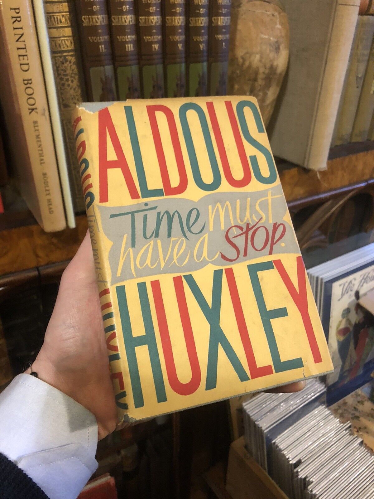 1945 Aldous Huxley : Time Must Have a Stop : First Edition (HB in Dust Jacket)