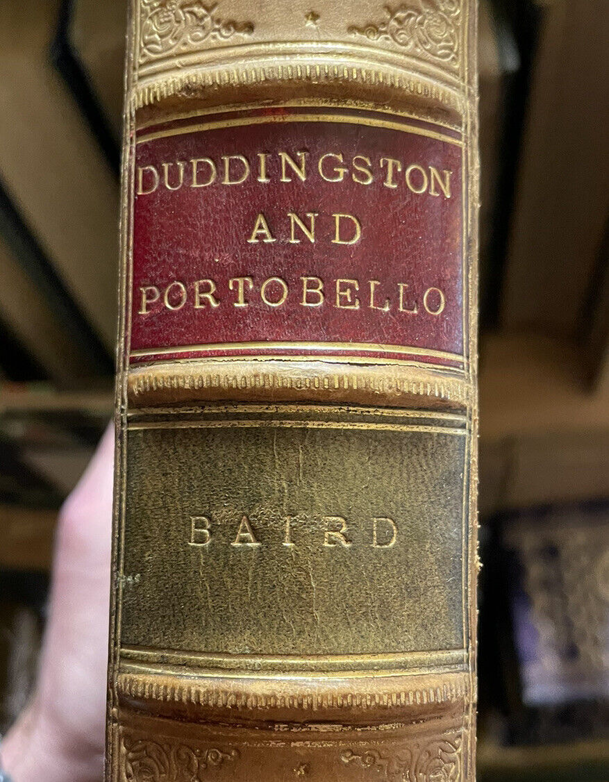 1898 Annals of DUDDINGSTON and PORTOBELLO : William Baird : Maps + Illustrated