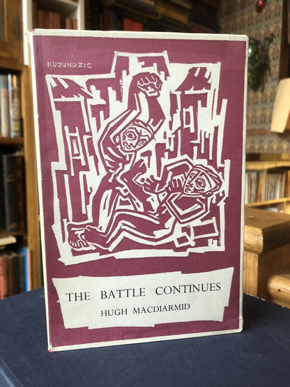 1969 Hugh Macdiarmid : The Battle Continues : Scottish Poetry Poems Scotland