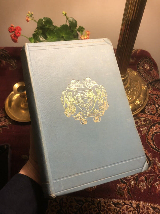 1911 FLOREAT ETONA Eton College SIGNED BY RALPH NEVILL to POET DOUGLAS AINSLIE