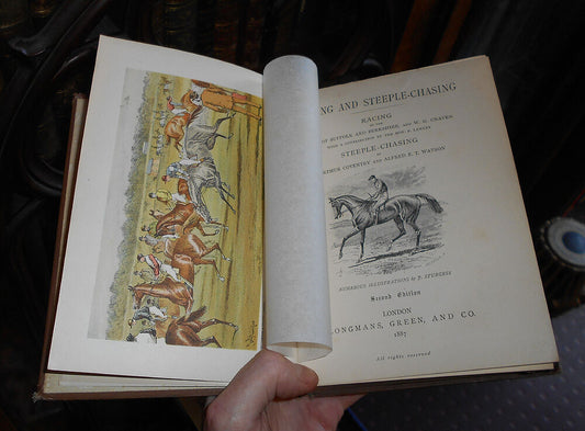 Horse Racing & Steeple-Chasing (Badminton Library of Sports) Hurdle Racing 1887