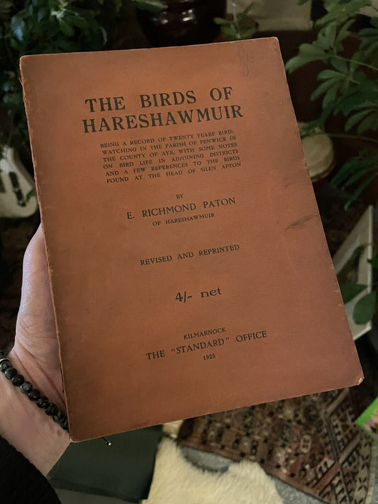 Paton's The Birds of Hareshawmuir : Parish of Fenwick : Glen Afton : Ornithology