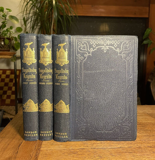 1855 The Ingoldsby Legends (3 vols) Ghosts Stories : George Cruikshank