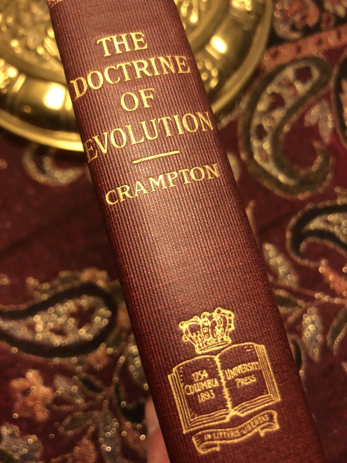 1924 The Doctrine of Evolution by Crampton : Physical Evolution of Human Races