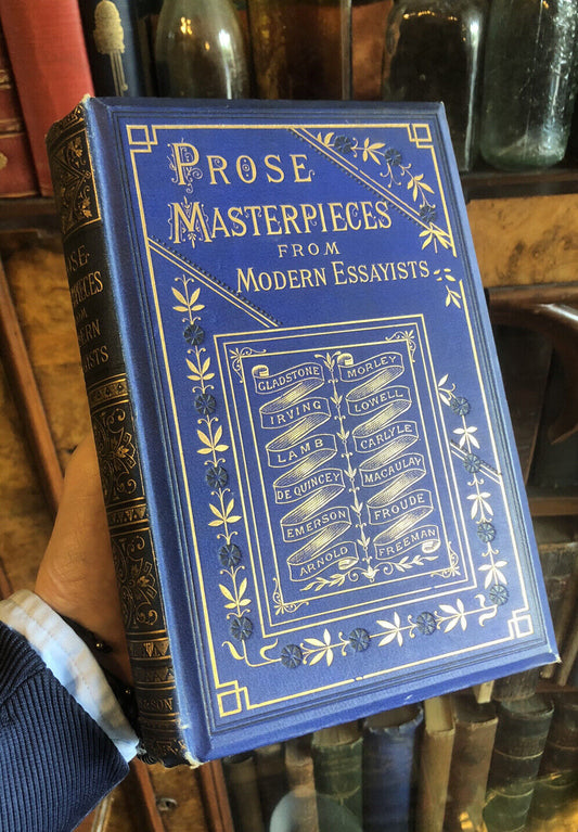 1886 Prose Masterpieces from Modern Essayists : Washington Irving : Charles Lamb