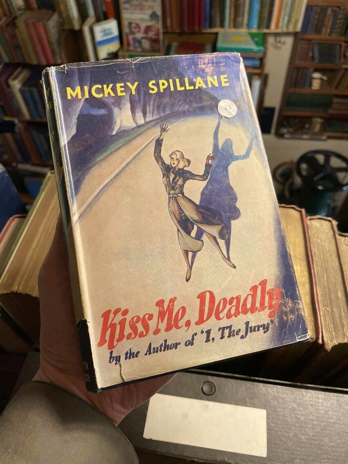 1953 MICKEY SPILLANE Kiss Me, Deadly FIRST UK EDITION : Hardback in Dust Jacket