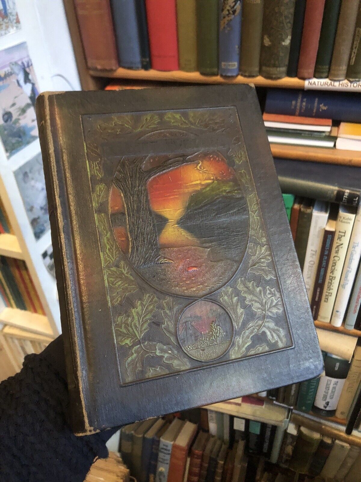 1916 Little Journeys to the Homes of Great Statesmen - Unusual Embossed Binding