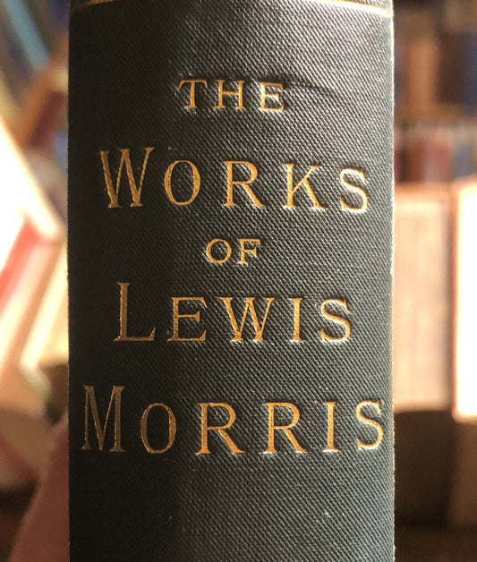 1890 The Poetical Works of Lewis Harris : Poetry Poems : Antique Book