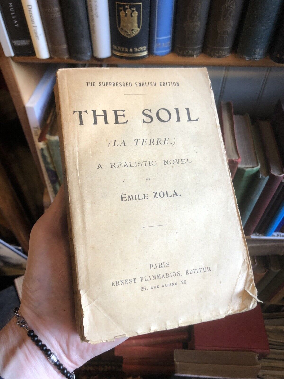 Emile Zola : The Soil (La Terre) Suppressed English Edition : c1890s