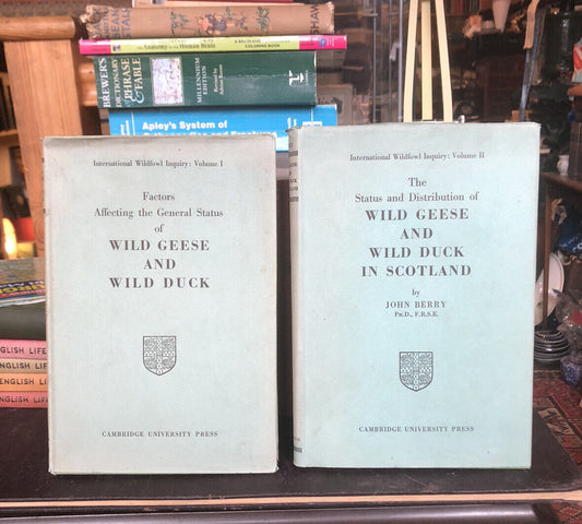 1939 Distribution of Wild Geese and Wild Duck in Scotland (2 vols) Ornithology