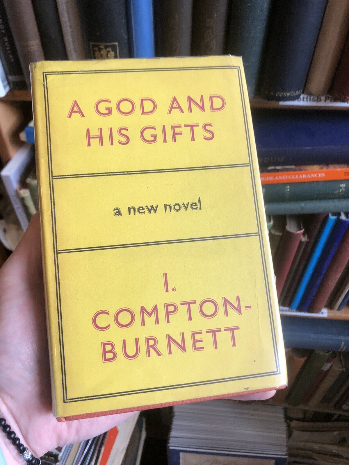 Ivy Compton-Burnett : A God and His Gifts : A New Novel : HB Dust Wrapper 1963