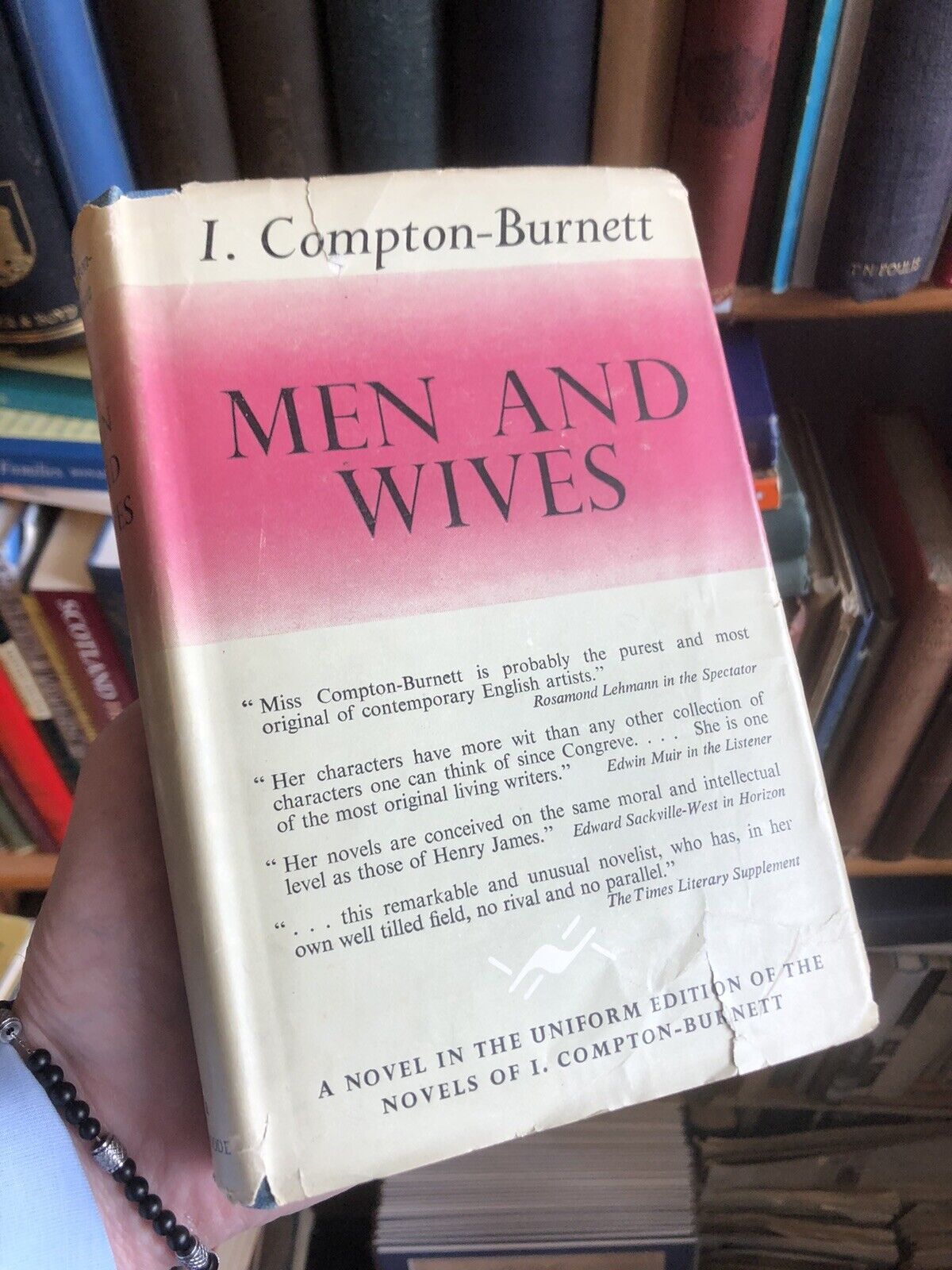 Ivy Compton-Burnett : Men and Wives : Hardback in Dust Wrapper 1948