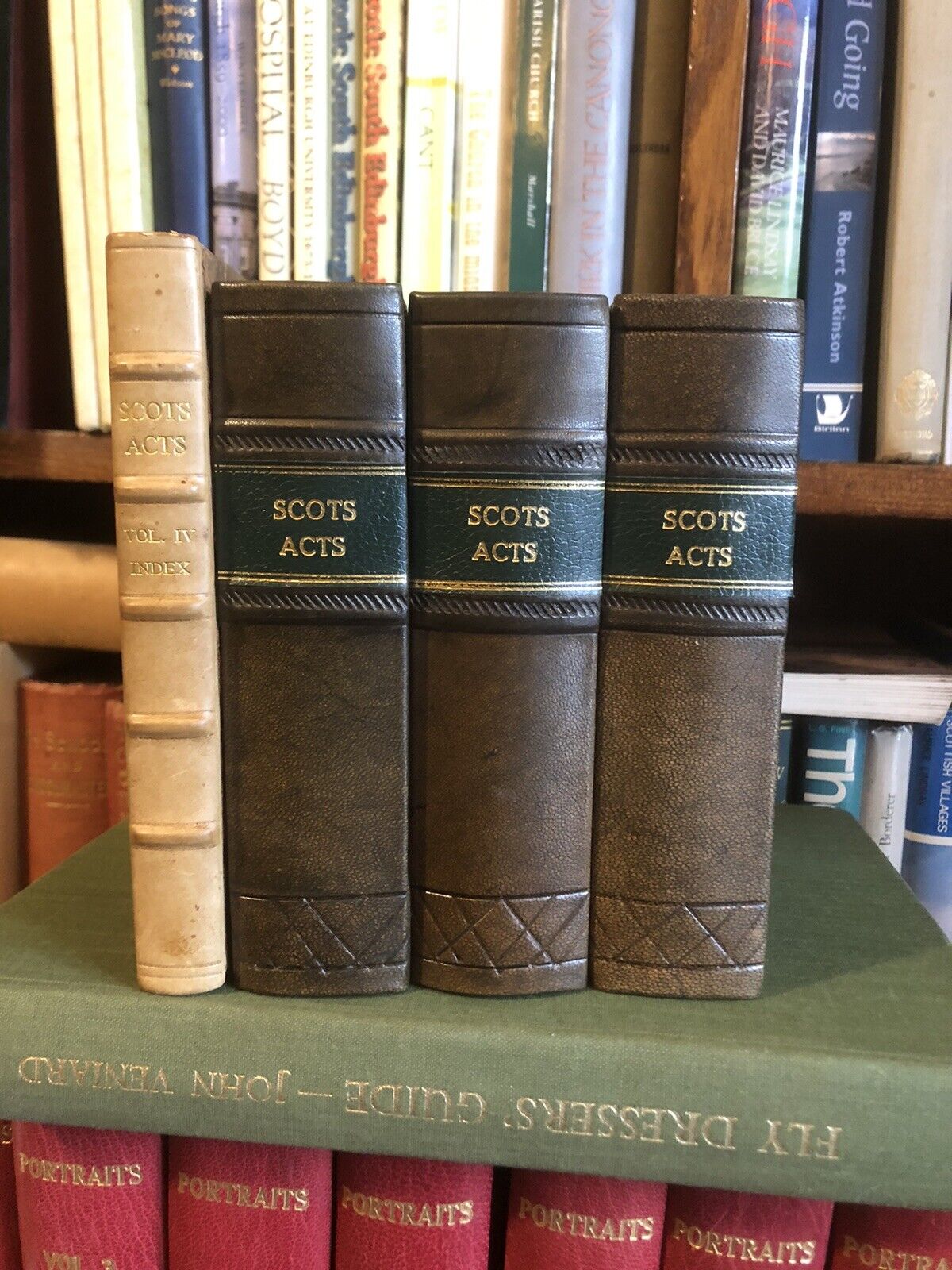 1682 The Laws & Acts of Scotland : King James I (4 Vols) Golf and Football