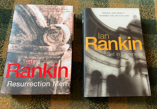 2 x Signed Ian Rankin First Editions (Hardbacks) Crime Detective Fiction