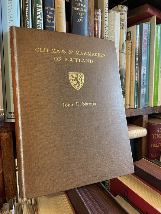 1905 - OLD MAPS & MAP-MAKERS OF SCOTLAND John E. Shearer SPEED Abraham Ortelius