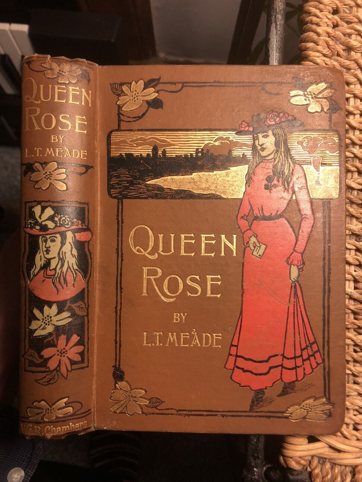1896 L.T. Meade : Queen Rose : Lovely Decorative Binding JT Murray Illustrations