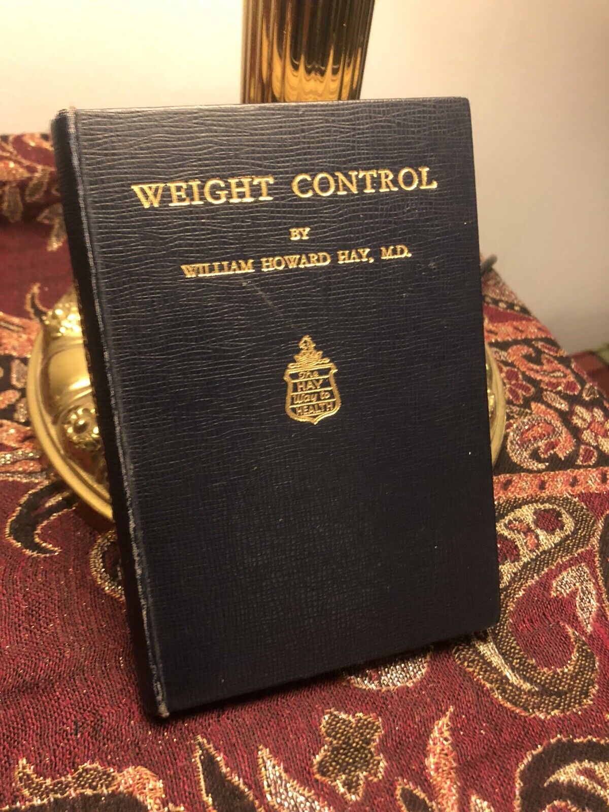 1936 Weight Control : Howard Hay : Early Dieting Health Book / Diet Weight Loss