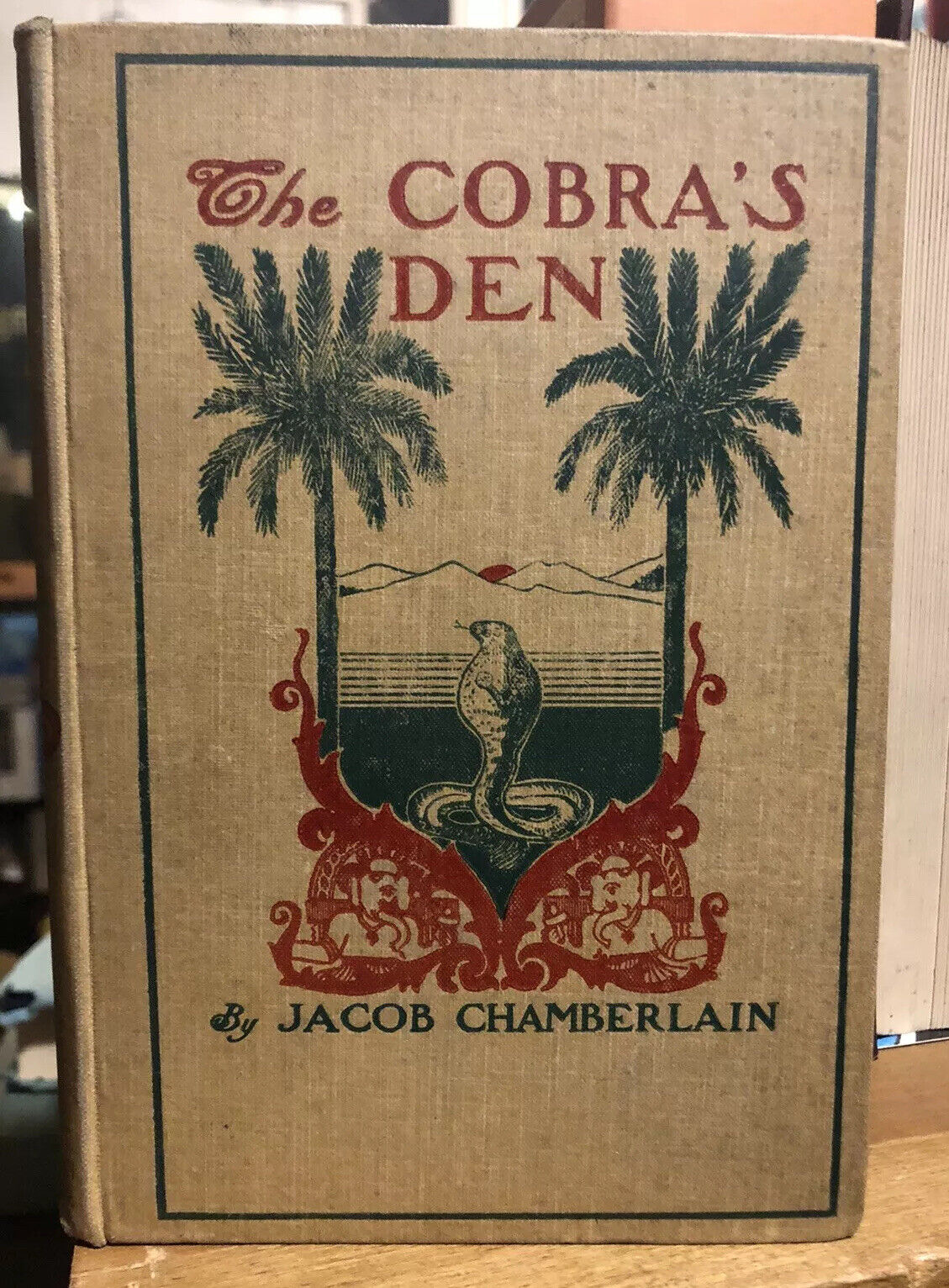 1900 COBRA'S DEN Missionary Work among the Telugas of India JACOB CHAMBERLAIN