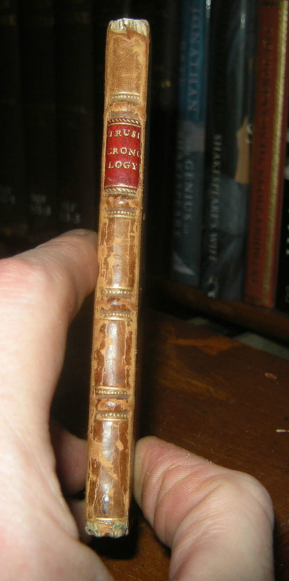 1774 Miniature / Chronology or Historian's Vade-Mecum / History Historical Dates