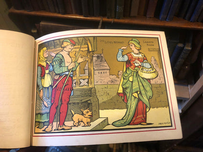 1872 The Royal Illuminated Book of Nursery Rhymes : Printed in Colours & Gold