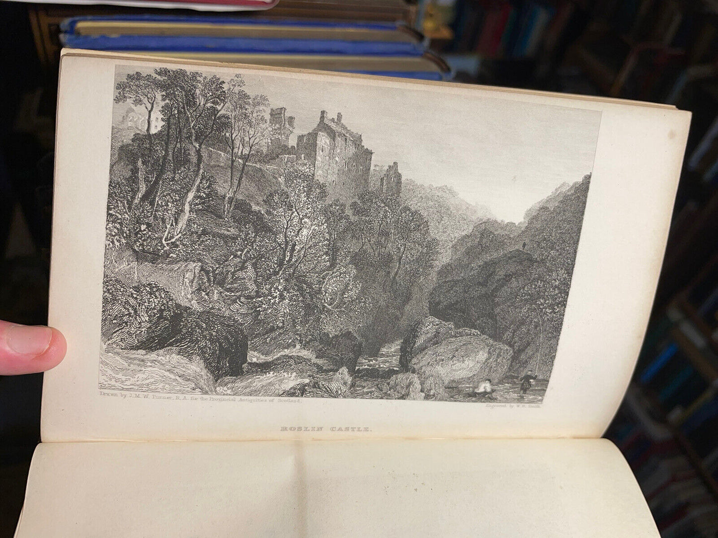 1835 THE LAY OF THE LAST MINSTREL Sir Walter Scott STEEL ENGRAVINGS Leather Gilt