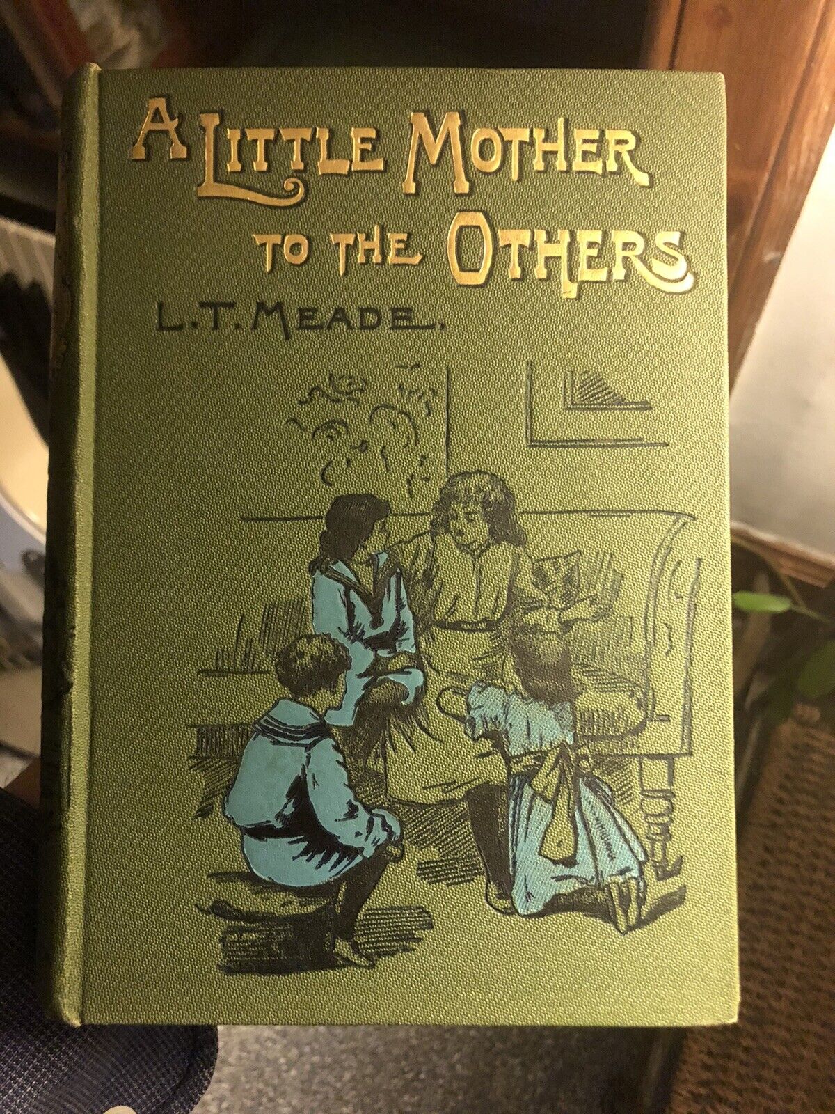1896 : L.T. Meade : A Little Mother to the Others : Lovely Decorative Binding!!