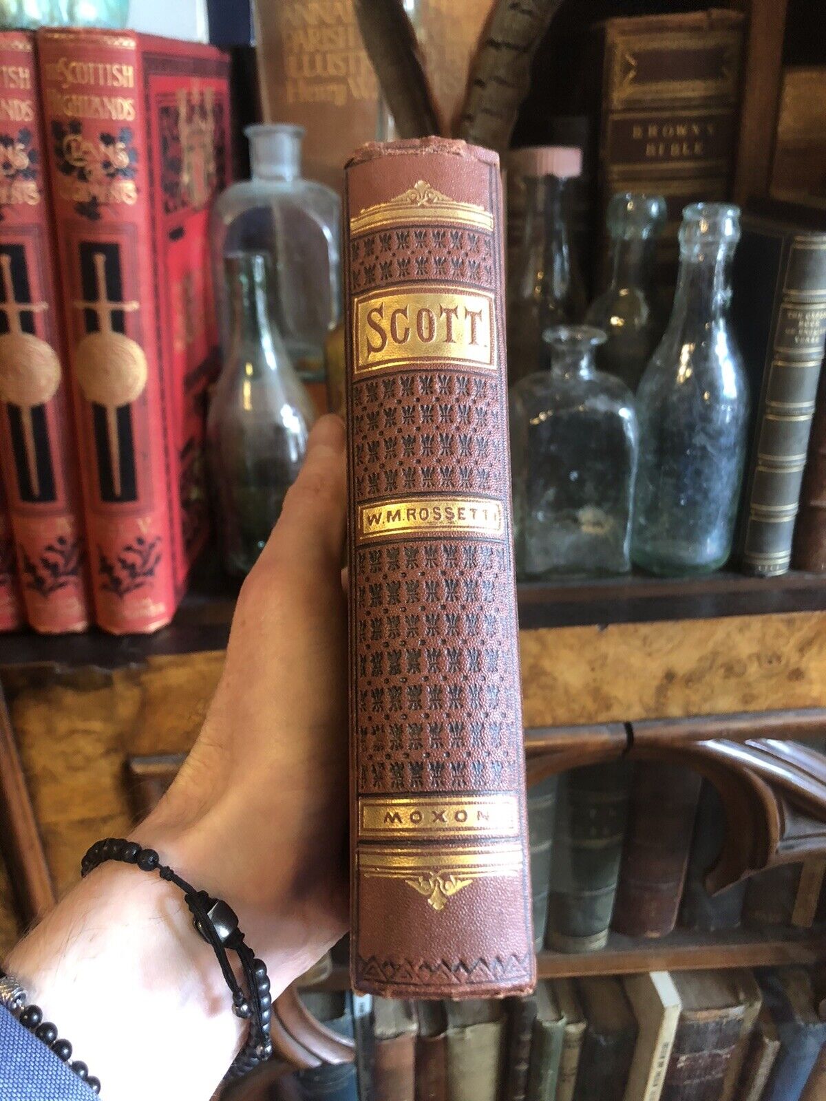 1877 The Poetical Works of Sir Walter Scott : Ford Madox Brown (illus) Rossetti