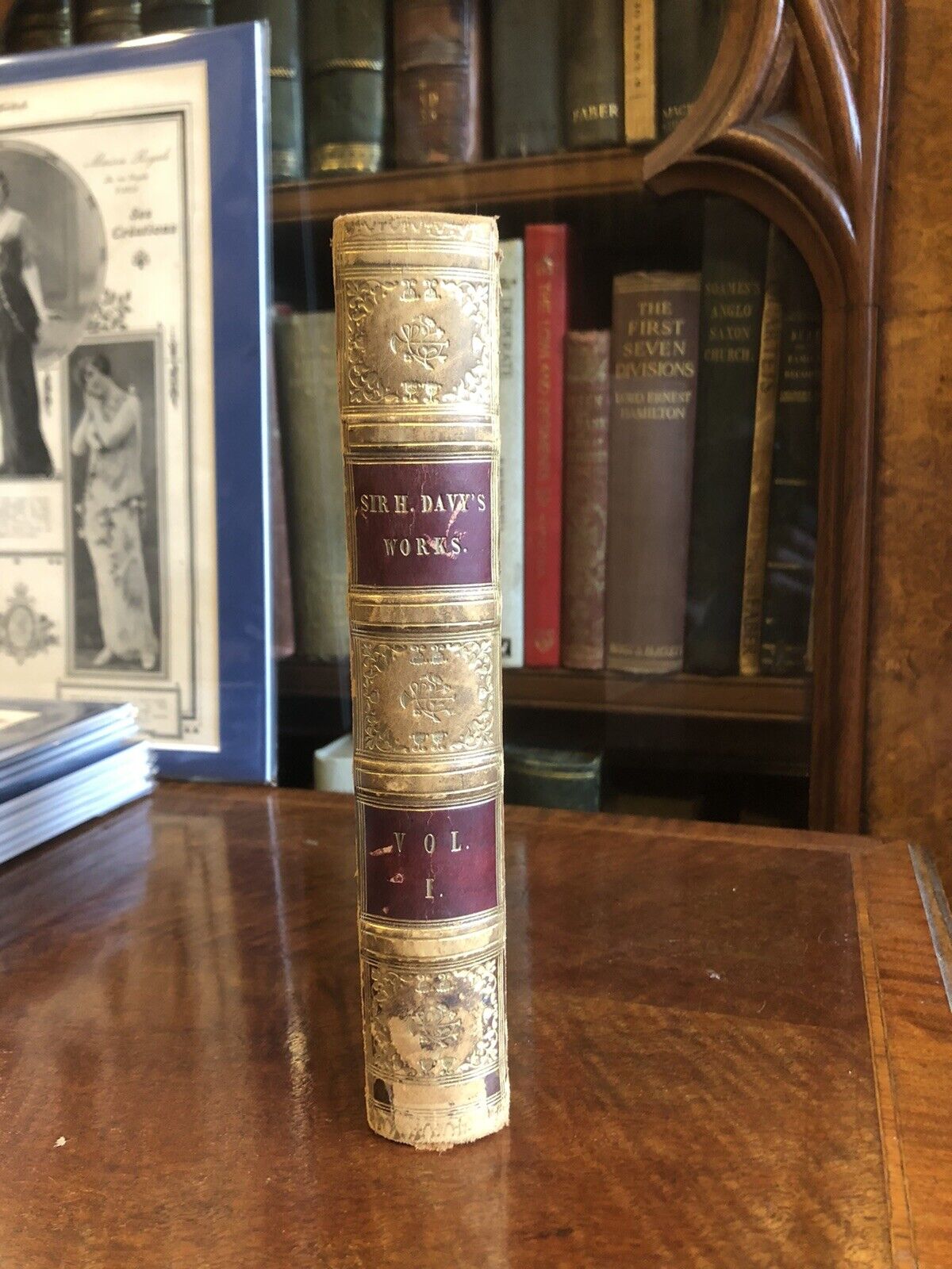 1839 Memoirs of the Life of Sir Humphry Davy (Davy Safety Lamp Inventor) Science