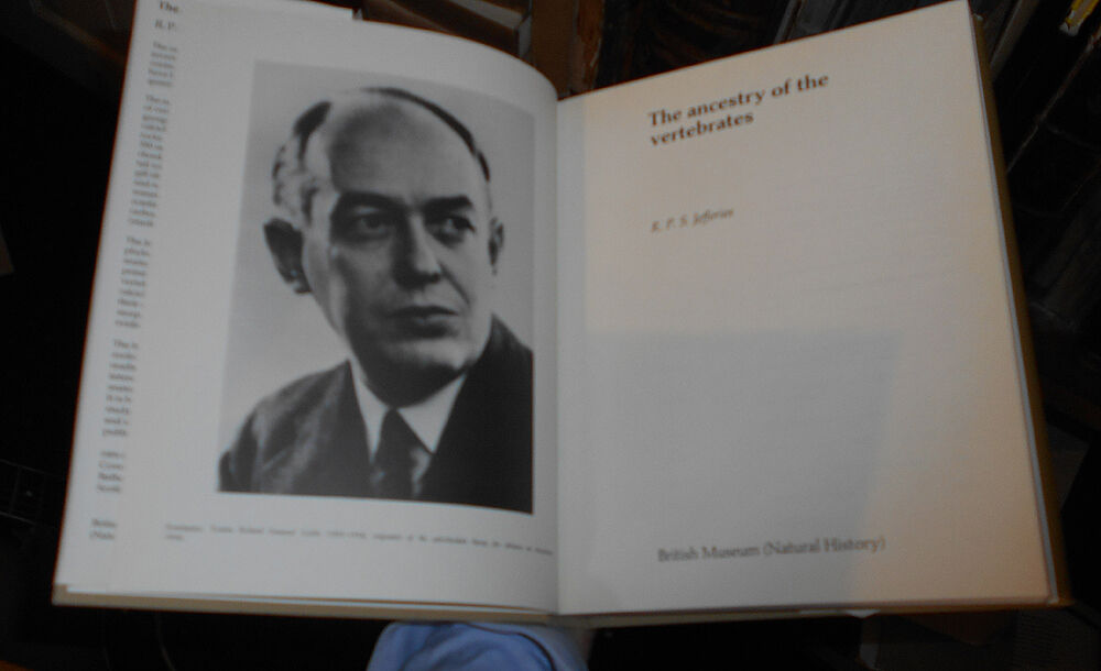 R.P.S. Jefferies THE ANCENSTRY OF THE VERTEBRATES Zoology Palaeontology 1986