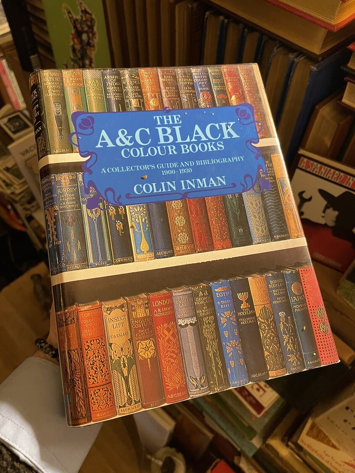THE A &amp; C BLACK COLOUR BOOKS Colin Inman BOOK COLLECTING Illustrated Series VGC