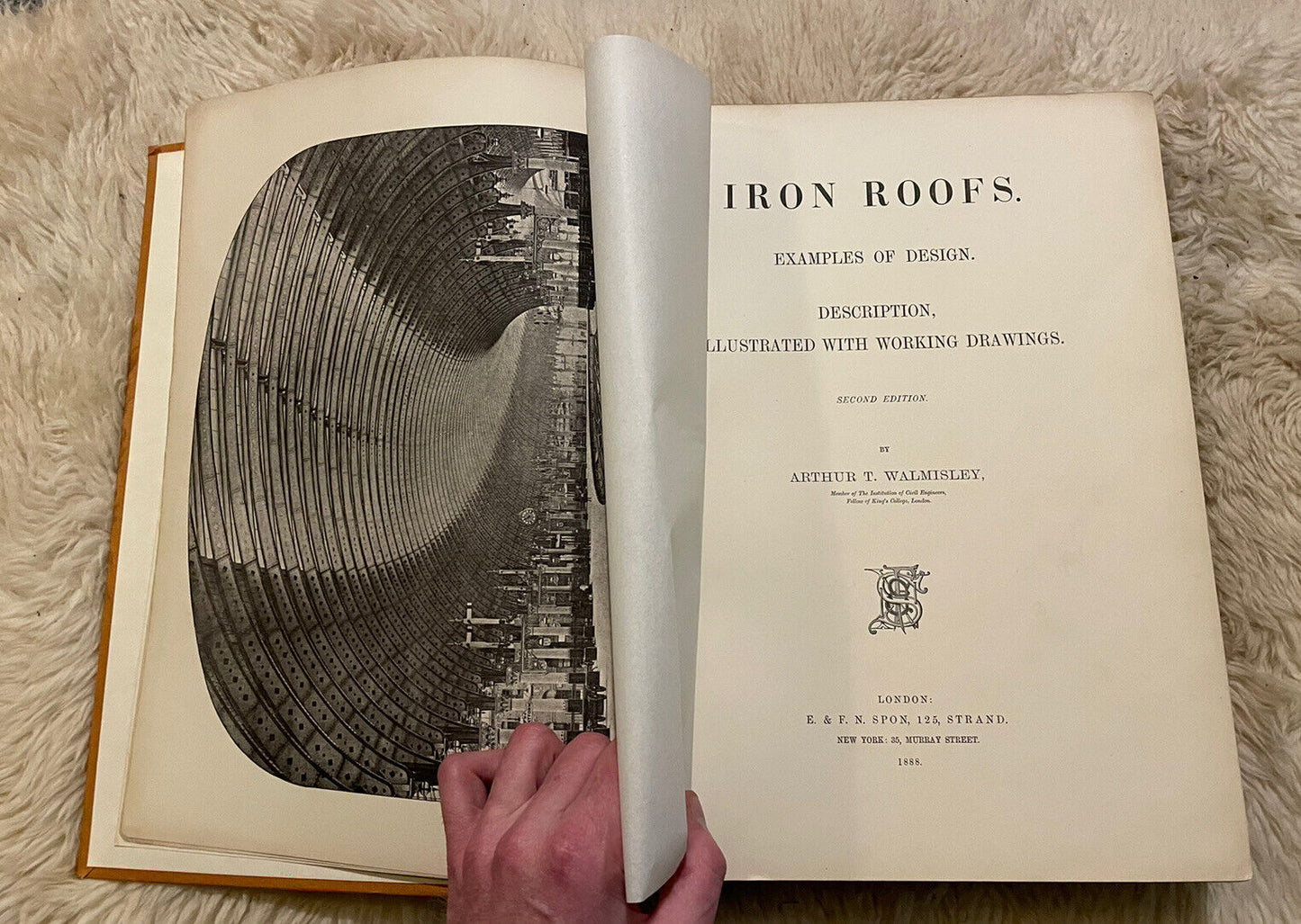 1888 IRON ROOFS Walmisley : London Bridge Station : Lime Street etc Engineering
