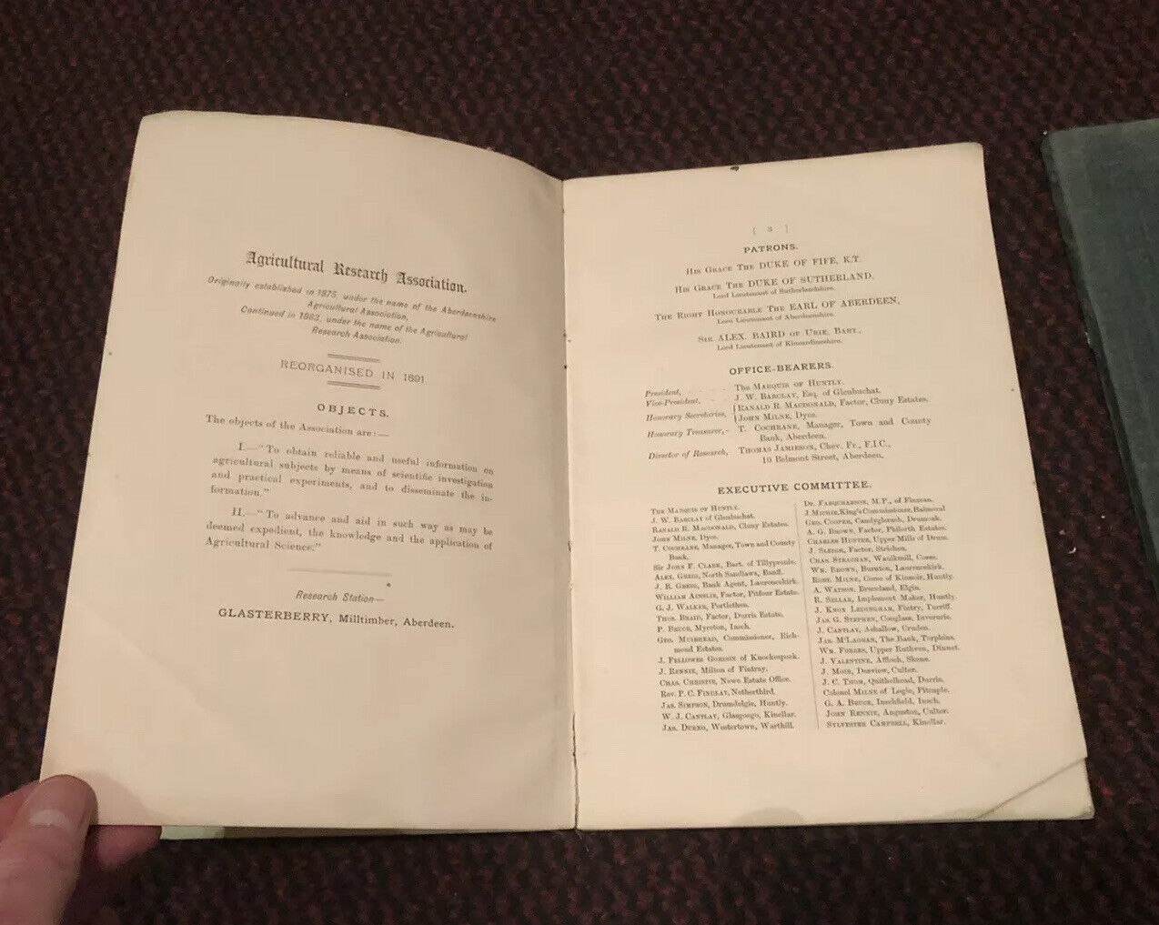 1905 Utilisation of Nitrogen in the Air by Plants (2 Vols) Agricultural Research