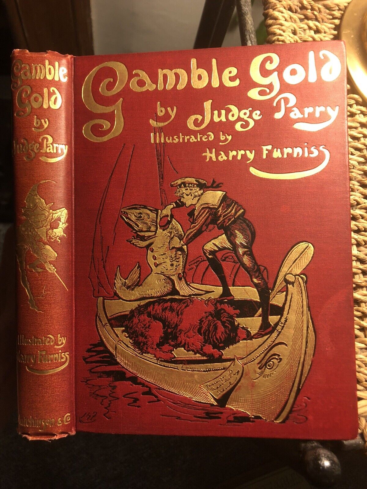 1907 Illus by HARRY FURNISS Gamble Gold JUDGE EDWARD ABBOTT PARRY Gilt Binding