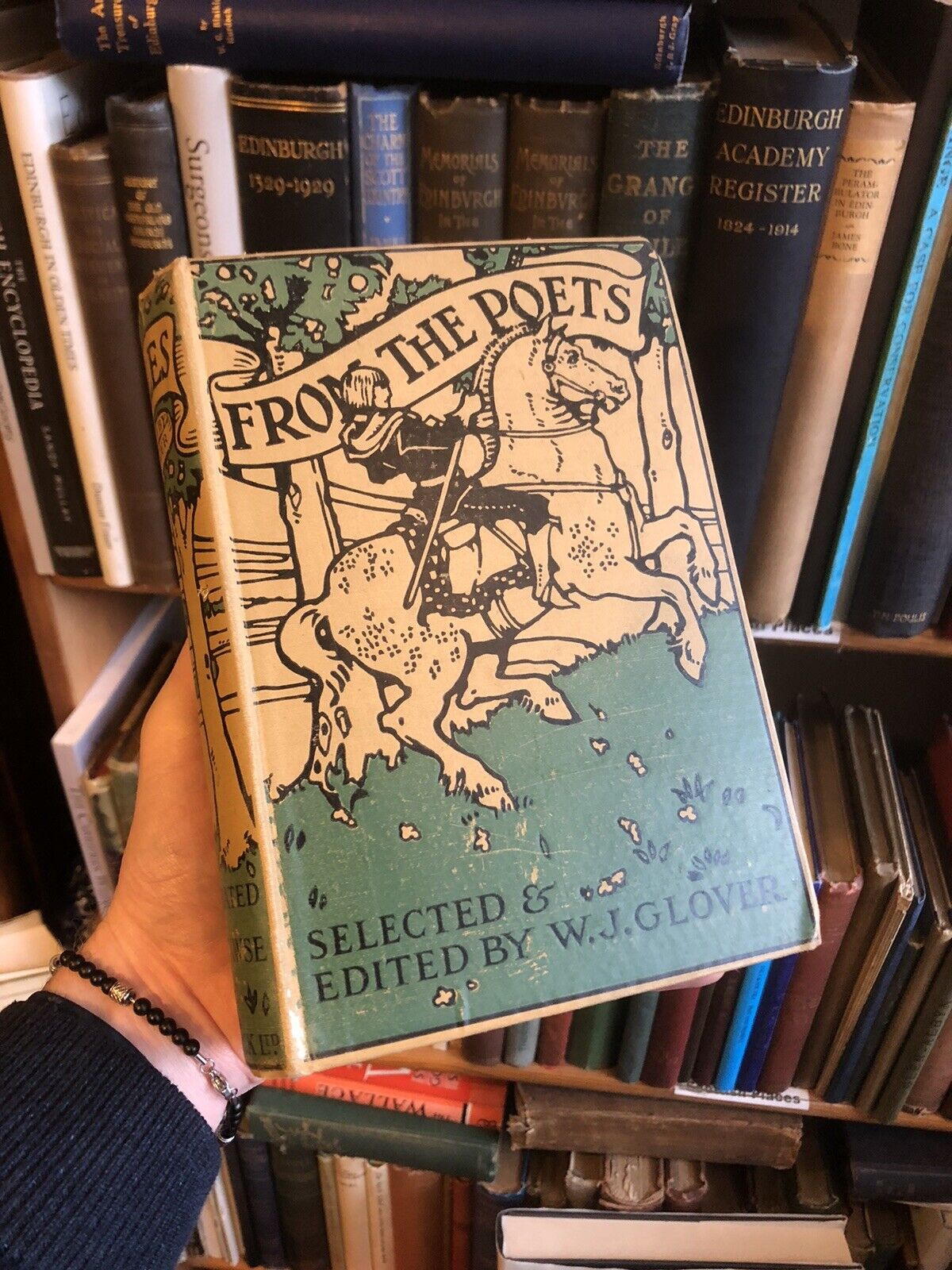 Tales From the Poets Selected by Glover : Scott Spenser Longfellow Chaucer 1933