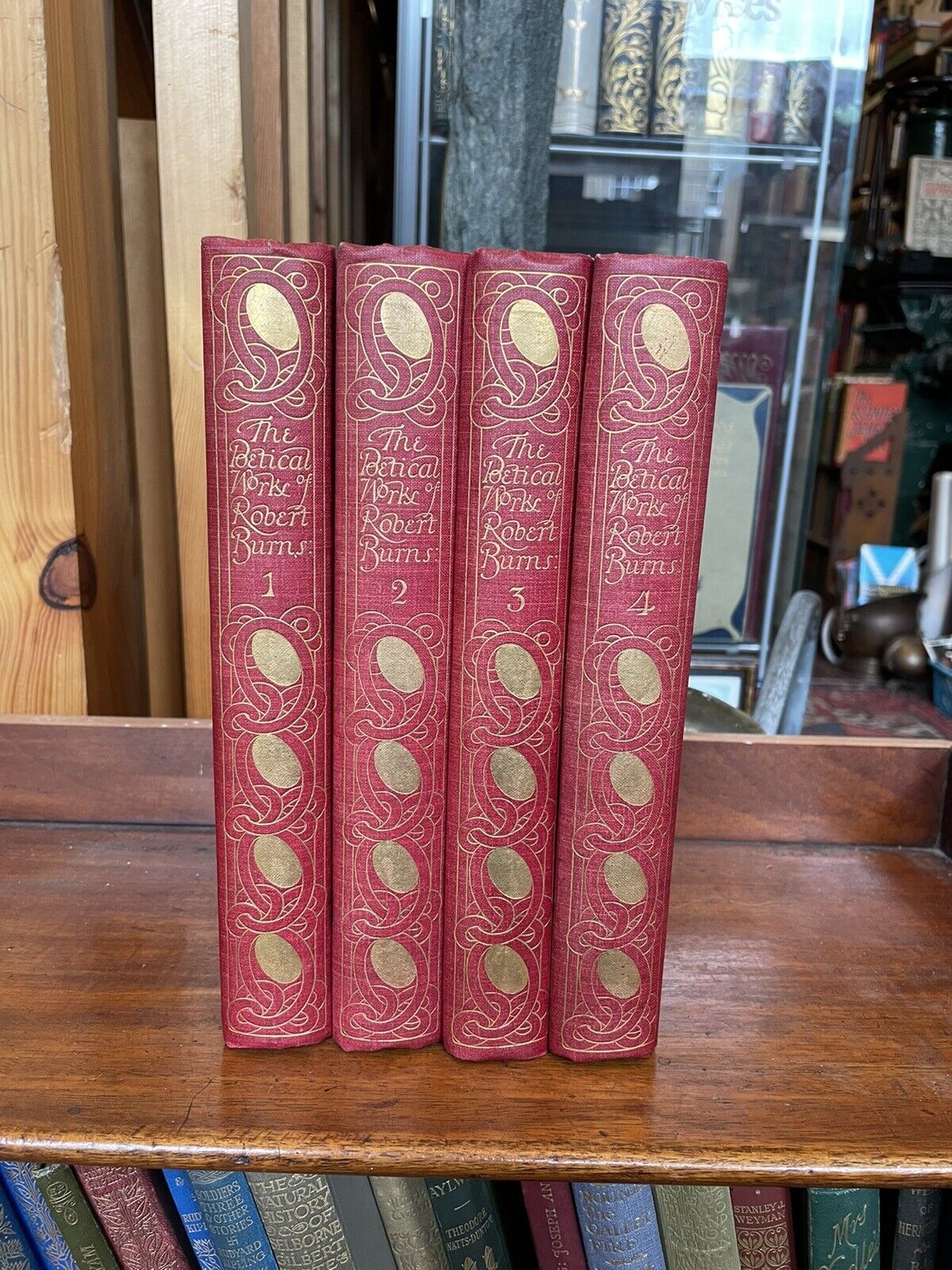 The Poetical Works of Robert Burns (4 Vols) Book design by Talwin Morris 1909