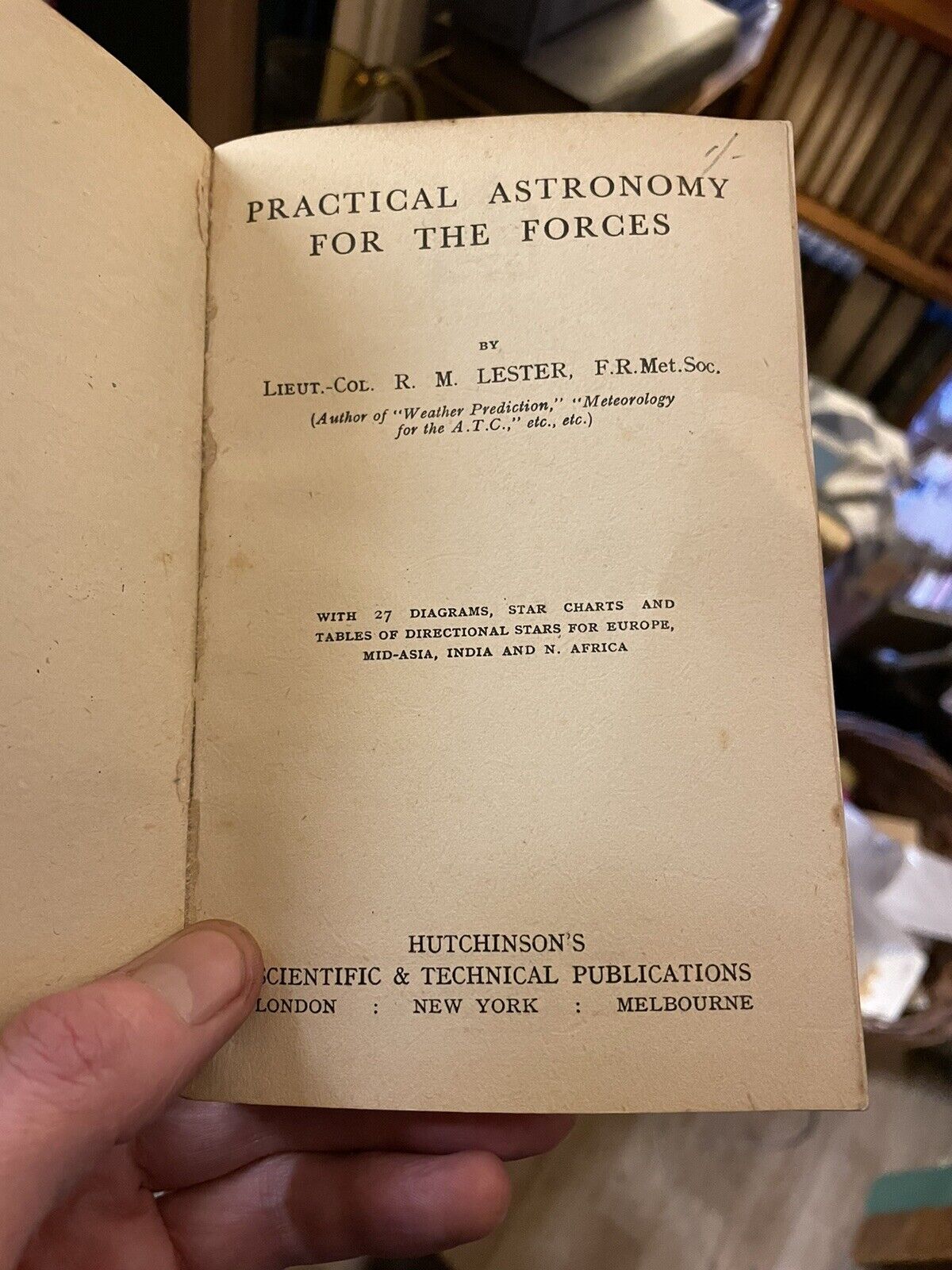 Practical Astronomy for the Forces : WWII Military Navigation Directional Stars