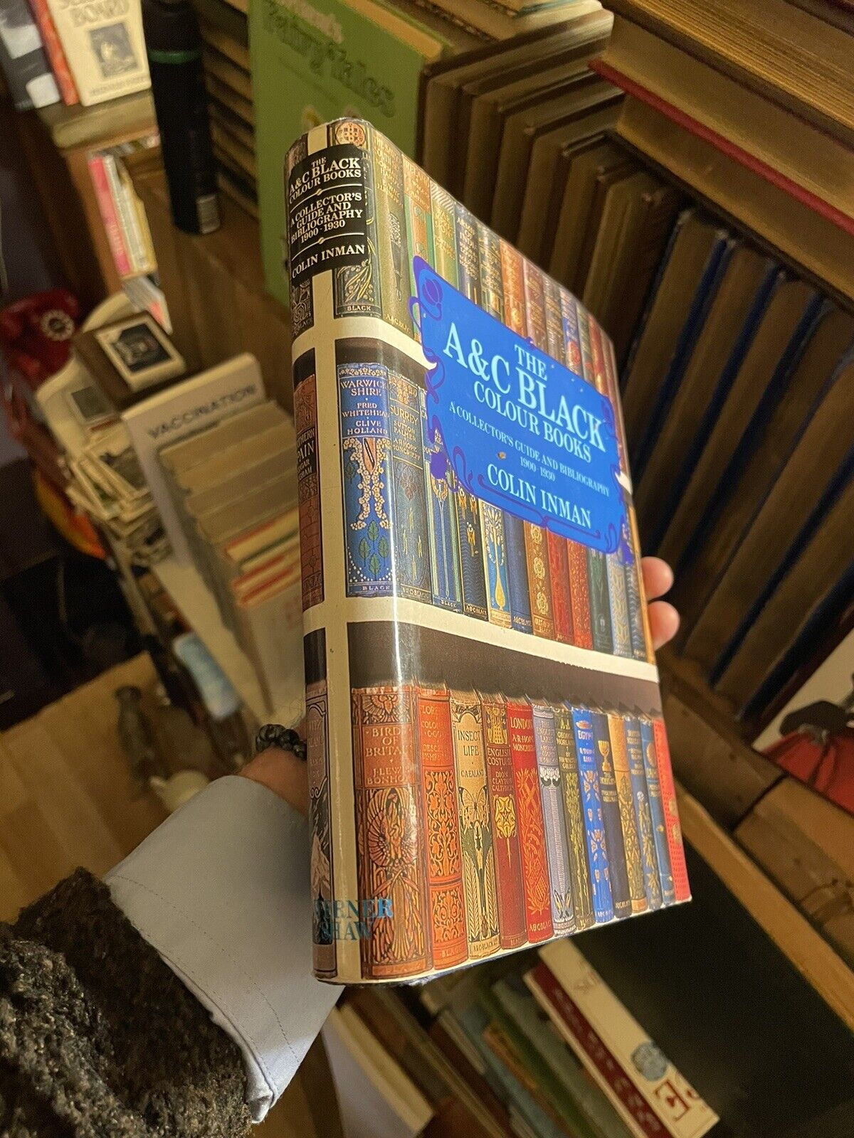 THE A &amp; C BLACK COLOUR BOOKS Colin Inman BOOK COLLECTING Illustrated Series VGC