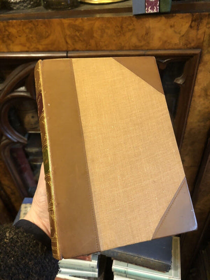 1899 VANITY FAIR William Makepeace Thackeray LOVELY LEATHER BINDING Illustrated