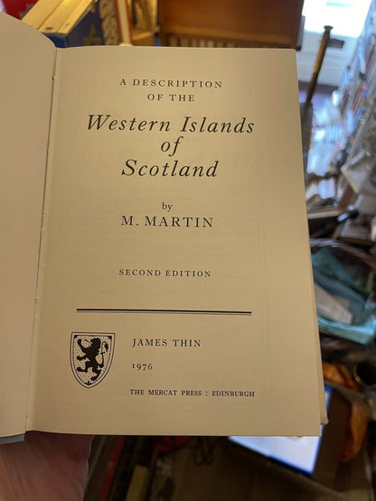 Martin's Description of the Western Islands of Scotland : Folklore Orkney etc
