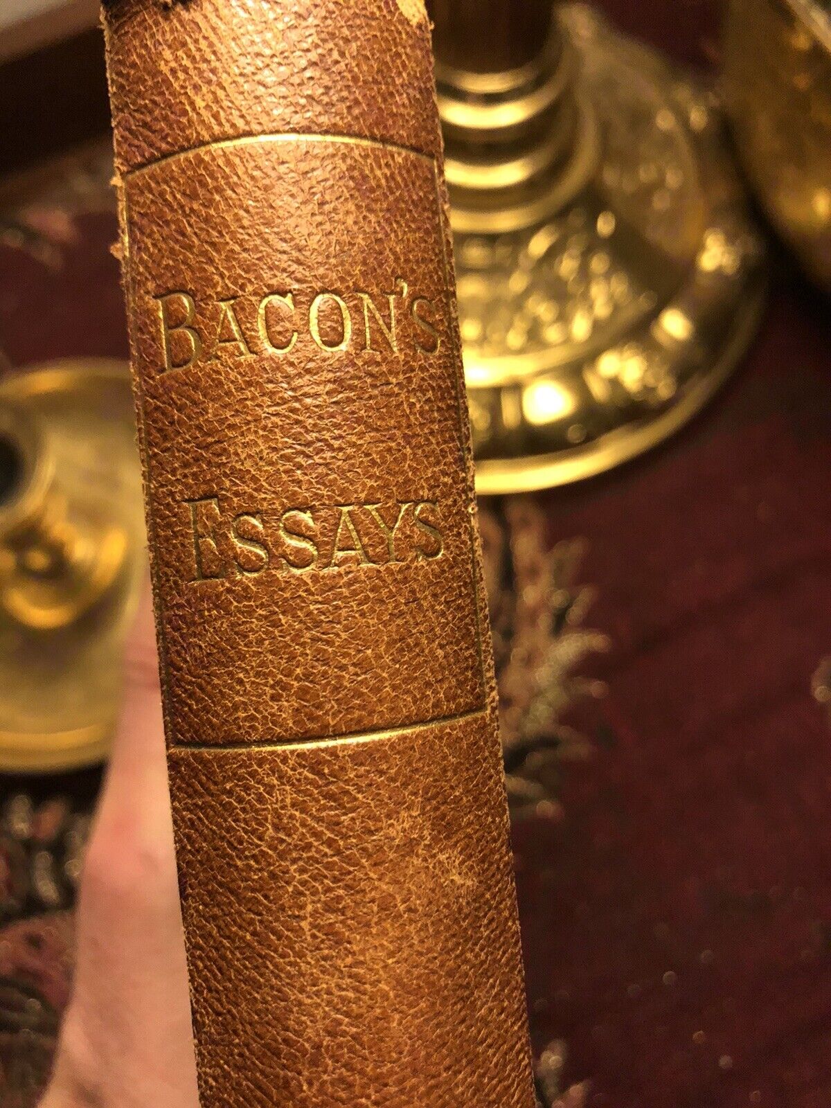 1885 FRANCIS BACON The Essays or Counsels Civil and Moral INTRO BY HENRY MORLEY