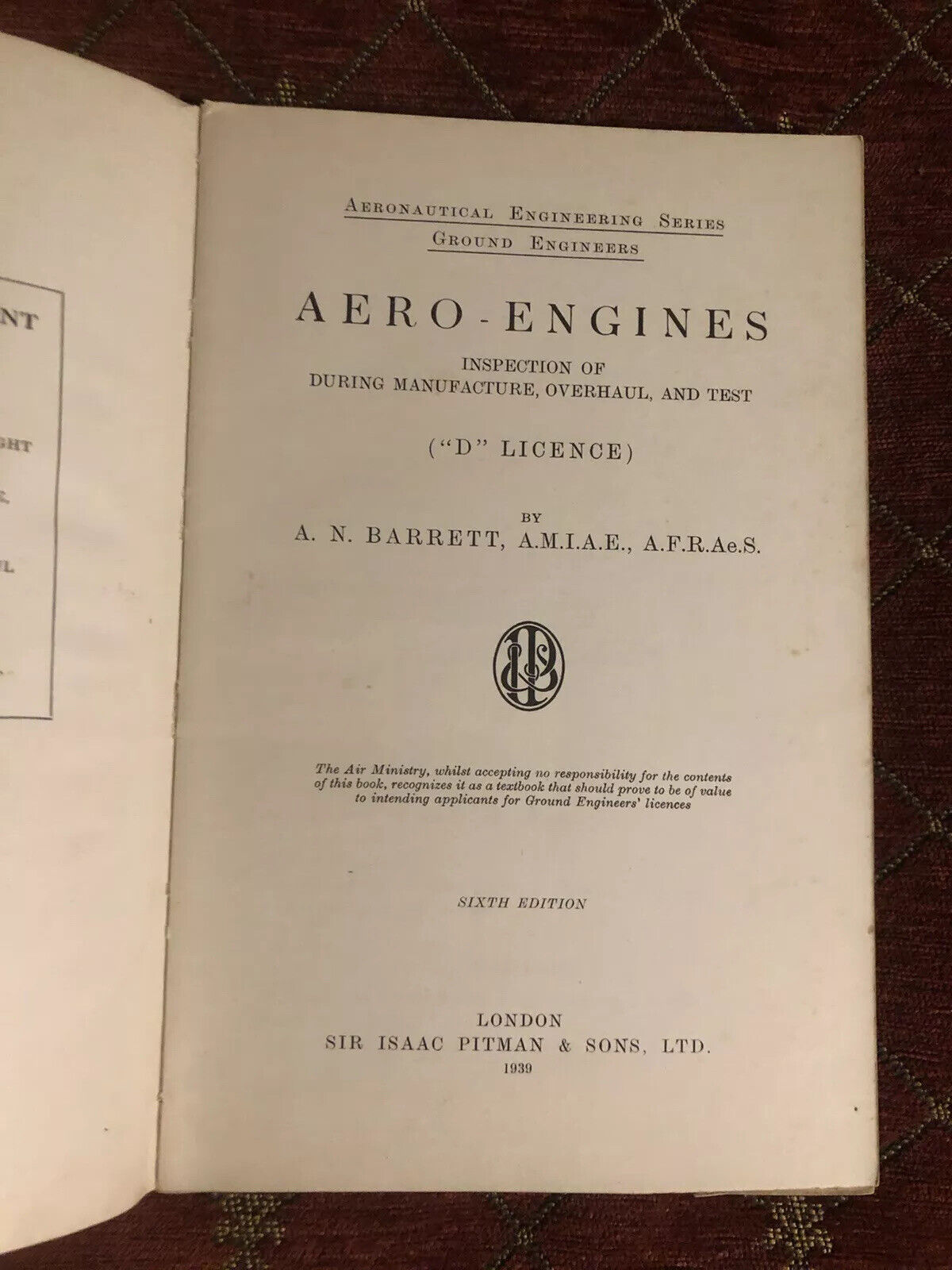 Aero-Engines - Inspection During Manufacture Overhaul - Aeronautical Engineering