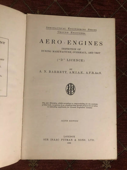 Aero-Engines - Inspection During Manufacture Overhaul - Aeronautical Engineering