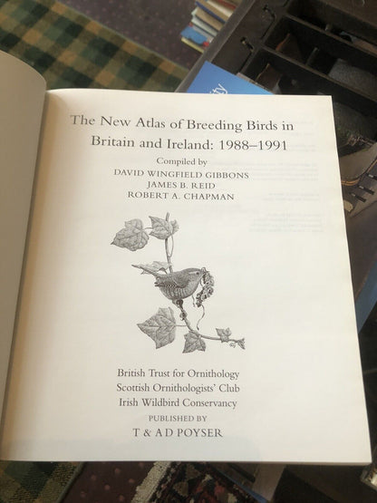 New Atlas of Breeding Birds in Britain and Ireland 1988-1991 : Gibbons &amp; Reid